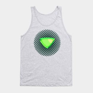 Peridot with Facets Gem Tank Top